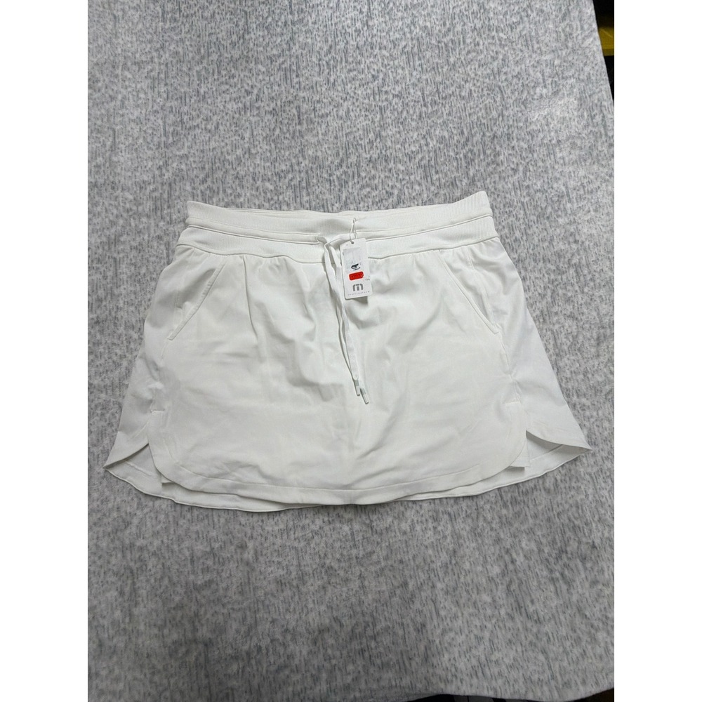 TravisMathew Womens White Athletic Golf Tennis Skort XL NWT